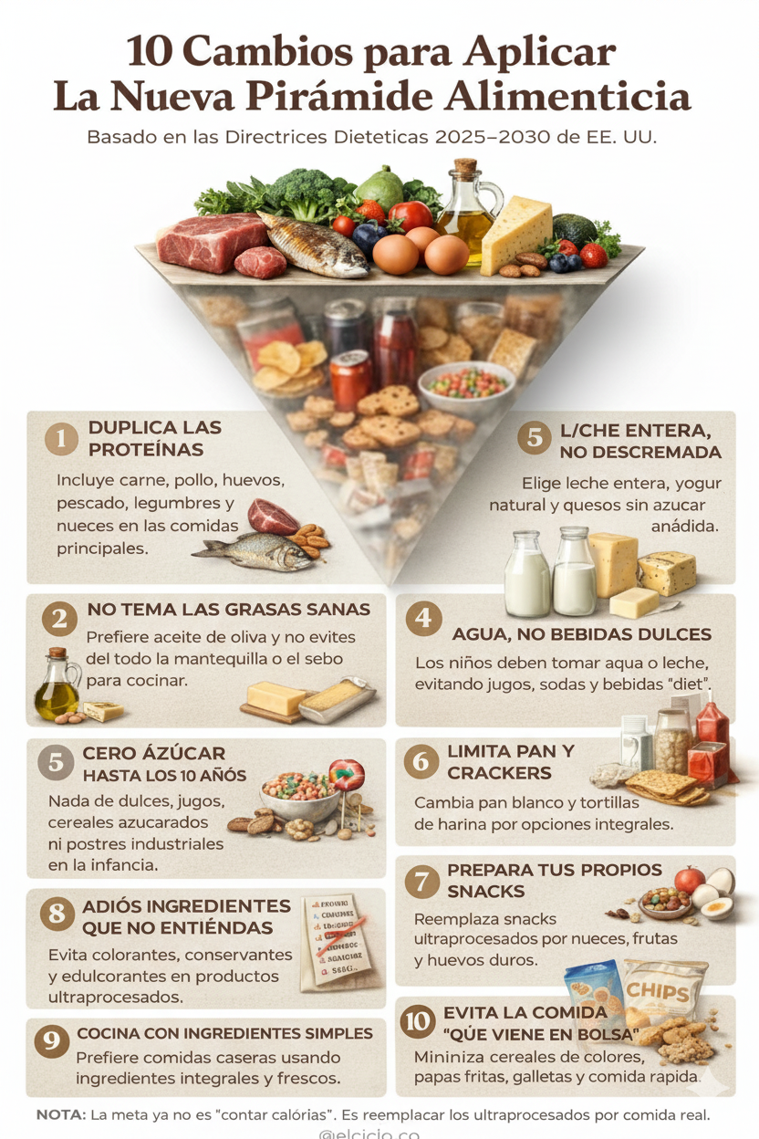 infografia piramide alimenticia
