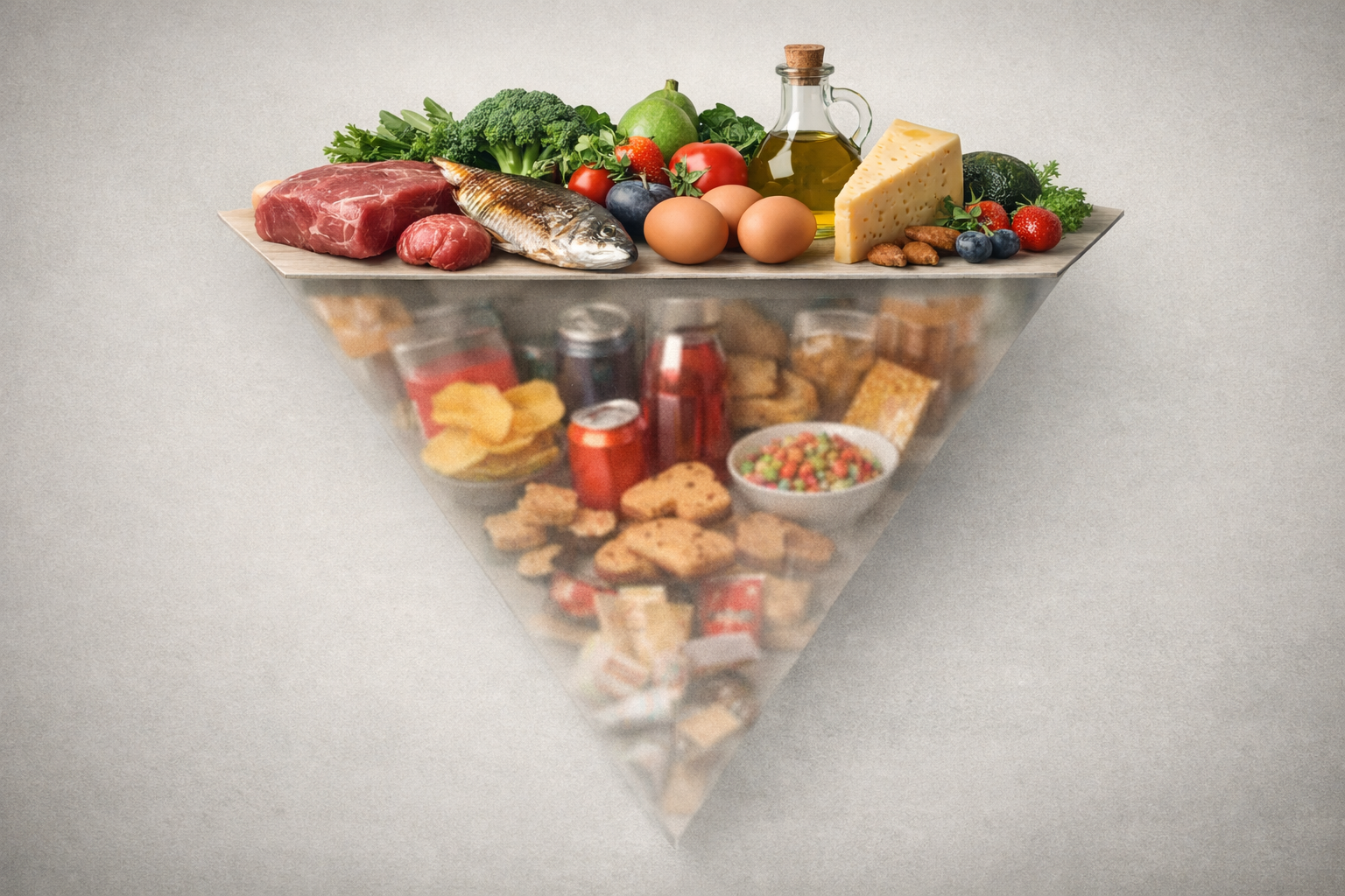 la nueva piramide alimenticia